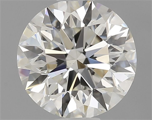 Picture of Natural Diamond 0.80 Carats, Round with Excellent Cut, J Color, VS1 Clarity and Certified by GIA