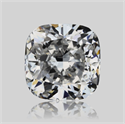 Natural Diamond 0.54 Carats, Cushion with  Cut, D Color, VVS2 Clarity and Certified by GIA