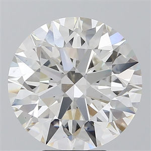 Picture of Lab Grown Diamond 5.24 Carats, Round with Ideal Cut, H Color, VS1 Clarity and Certified by IGI