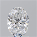 Natural Diamond 1.22 Carats, Oval with  Cut, D Color, VS1 Clarity and Certified by GIA