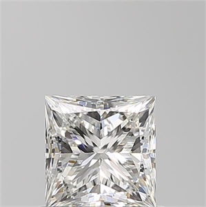 Picture of Natural Diamond 0.90 Carats, Princess with  Cut, H Color, VVS2 Clarity and Certified by GIA