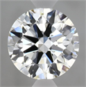 Lab Grown Diamond 2.82 Carats, Round with Ideal Cut, F Color, VS1 Clarity and Certified by IGI