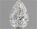 Diamante Natural 0.50 quilates, De pera , Color H, claridad VVS1 y certificado GIA