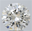 Natural Diamond 5.02 Carats, Round with Excellent Cut, I Color, SI1 Clarity and Certified by IGI