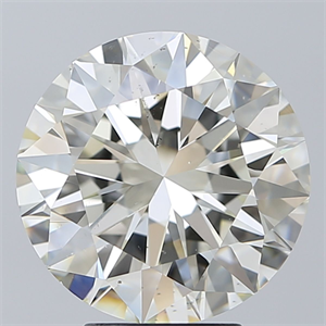 Picture of Natural Diamond 5.02 Carats, Round with Excellent Cut, I Color, SI1 Clarity and Certified by IGI