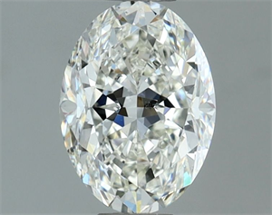 Picture of Natural Diamond 1.31 Carats, Oval with  Cut, H Color, VS2 Clarity and Certified by IGI