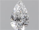 Natural Diamond 0.46 Carats, Pear with  Cut, D Color, VS1 Clarity and Certified by GIA