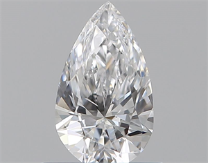 Picture of Natural Diamond 0.46 Carats, Pear with  Cut, D Color, VS1 Clarity and Certified by GIA