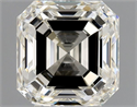 Natural Diamond 0.90 Carats, Asscher with  Cut, K Color, VVS2 Clarity and Certified by GIA