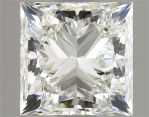 Picture of Natural Diamond 1.01 Carats, Princess with  Cut, I Color, VS1 Clarity and Certified by GIA