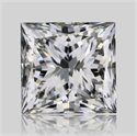 Natural Diamond 1.01 Carats, Princess with  Cut, F Color, VS1 Clarity and Certified by GIA