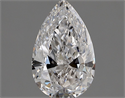 Diamante Natural 1.23 quilates, De pera , Color D, claridad IF y certificado GIA