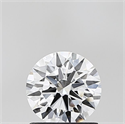 Lab Grown Diamond 1.09 Carats, Round with Ideal Cut, D Color, VVS2 Clarity and Certified by IGI