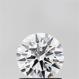 Picture of Lab Grown Diamond 1.09 Carats, Round with Ideal Cut, D Color, VVS2 Clarity and Certified by IGI