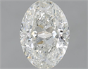 Diamante Natural 1.21 quilates, Ovalado , Color J, claridad SI2 y certificado GIA