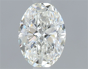 Picture of Natural Diamond 0.53 Carats, Oval with  Cut, H Color, VS1 Clarity and Certified by GIA