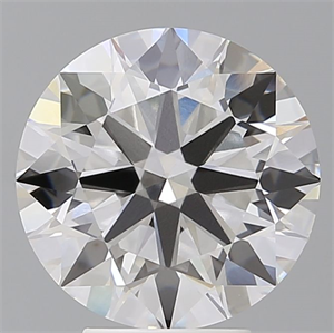 Picture of Lab Grown Diamond 4.60 Carats, Round with Ideal Cut, E Color, VS1 Clarity and Certified by IGI
