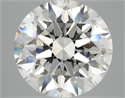 Lab Grown Diamond 5.09 Carats, Round with Excellent Cut, E Color, VVS2 Clarity and Certified by IGI