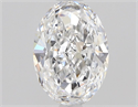 Natural Diamond 0.70 Carats, Oval with  Cut, D Color, VS1 Clarity and Certified by GIA