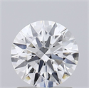 Lab Grown Diamond 1.26 Carats, Round with Ideal Cut, D Color, VVS1 Clarity and Certified by IGI
