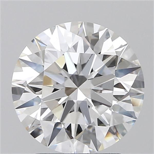 Picture of Lab Grown Diamond 4.08 Carats, Round with Ideal Cut, F Color, VS1 Clarity and Certified by IGI