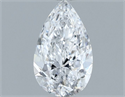 Diamante Natural 0.30 quilates, De pera , Color D, claridad VVS1 y certificado GIA