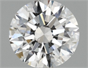 Lab Grown Diamond 1.04 Carats, Round with Ideal Cut, E Color, VS1 Clarity and Certified by IGI