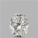 Natural Diamond 0.50 Carats, Oval with  Cut, F Color, VVS2 Clarity and Certified by GIA