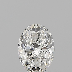Foto Diamante Natural 0.50 quilates, Ovalado , Color F, claridad VVS2 y certificado GIA de