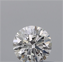 Natural Diamond 0.40 Carats, Round with Excellent Cut, D Color, VVS2 Clarity and Certified by GIA