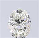 Natural Diamond 1.50 Carats, Oval with  Cut, J Color, SI1 Clarity and Certified by GIA