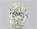 Natural Diamond 1.01 Carats, Oval with  Cut, J Color, SI1 Clarity and Certified by GIA