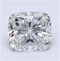Natural Diamond 1.53 Carats, Cushion with  Cut, E Color, I1 Clarity and Certified by GIA