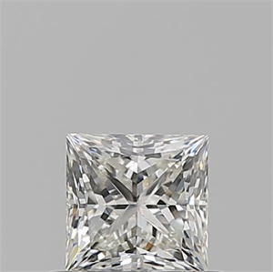 Picture of Natural Diamond 0.60 Carats, Princess with  Cut, I Color, VS1 Clarity and Certified by GIA