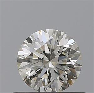 Picture of Natural Diamond 0.40 Carats, Round with Excellent Cut, J Color, VS1 Clarity and Certified by IGI