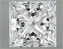 Diamante Natural 0.81 quilates, Princesa , Color E, claridad VS2 y certificado GIA