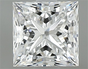 Foto Diamante Natural 0.81 quilates, Princesa , Color E, claridad VS2 y certificado GIA de