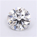 Lab Grown Diamond 1.05 Carats, Round with Ideal Cut, F Color, VS1 Clarity and Certified by IGI
