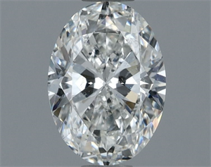 Picture of Natural Diamond 1.00 Carats, Oval with  Cut, G Color, SI2 Clarity and Certified by GIA