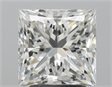 Diamante Natural 3.04 quilates, Princesa , Color H, claridad VVS2 y certificado HRD