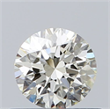 Natural Diamond 0.45 Carats, Round with Excellent Cut, L Color, VVS2 Clarity and Certified by GIA