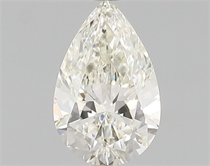 Picture of Natural Diamond 0.57 Carats, Pear with  Cut, K Color, VS1 Clarity and Certified by GIA