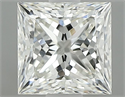 Diamante Natural 0.81 quilates, Princesa , Color J, claridad VS2 y certificado GIA