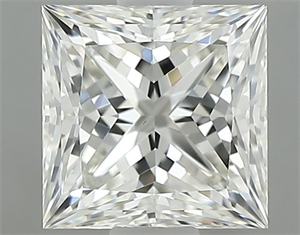 Foto Diamante Natural 0.81 quilates, Princesa , Color J, claridad VS2 y certificado GIA de