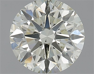 Picture of Natural Diamond 1.40 Carats, Round with Excellent Cut, M Color, SI2 Clarity and Certified by GIA