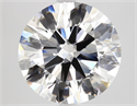 Natural Diamond 4.00 Carats, Round with Excellent Cut, E Color, VS2 Clarity and Certified by GIA