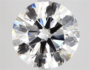 Picture of Natural Diamond 4.00 Carats, Round with Excellent Cut, E Color, VS2 Clarity and Certified by GIA