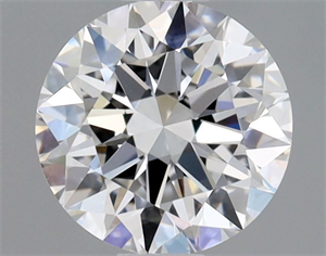 Picture of Natural Diamond 0.70 Carats, Round with Excellent Cut, E Color, VVS2 Clarity and Certified by GIA