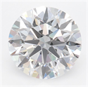 Lab Grown Diamond 2.59 Carats, Round with Ideal Cut, D Color, VVS1 Clarity and Certified by IGI
