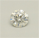 Natural Diamond 0.50 Carats, Round with Excellent Cut, I Color, SI2 Clarity and Certified by GIA